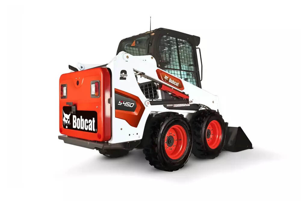 Model mini utovarivača na kotačima Bobcat s leđa