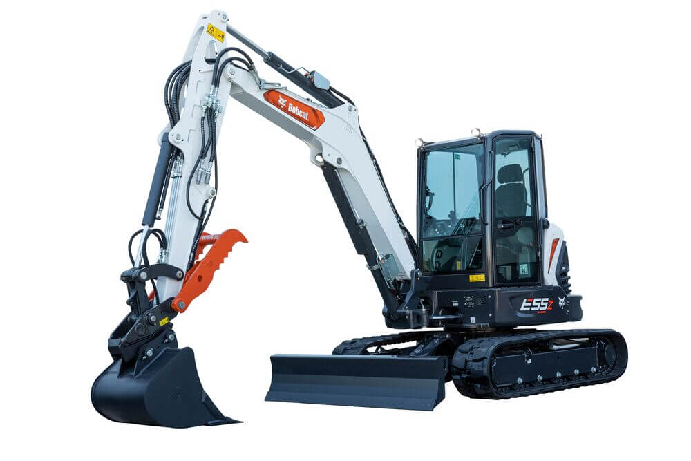 mini bager bobcat e55z