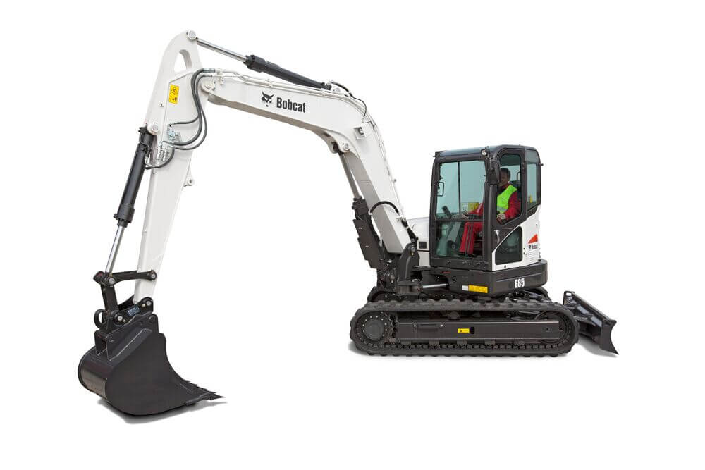 mini bager bobcat e85 s operaterom
